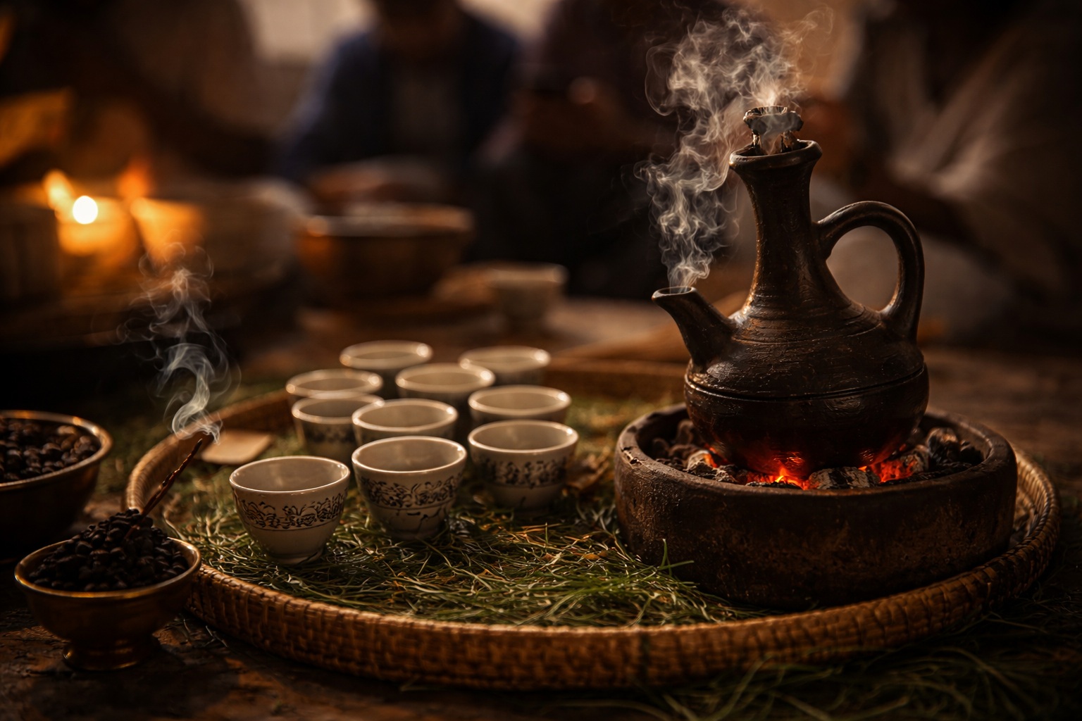 Ethiopian Jebena Coffee Ceremony